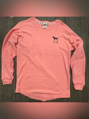Victoria's Secret PINK Coral Crew Sweatshirt XS